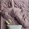 100% French Flax Linen Bedding Oeko-tex Nature 3 pcs set French Linen Duvet Cover Set Stone Washed Bedding Set Flax Bedsheet