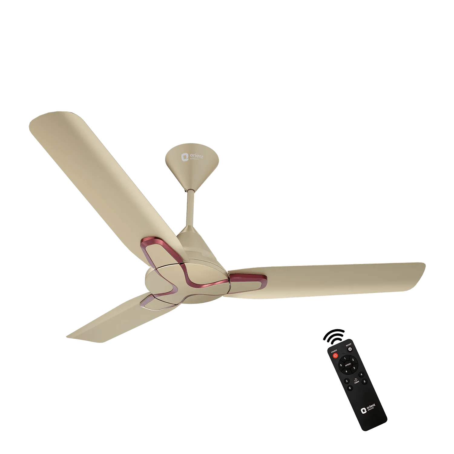 1200mm Jazz BLDC Decorative Ceiling Fan With Remote