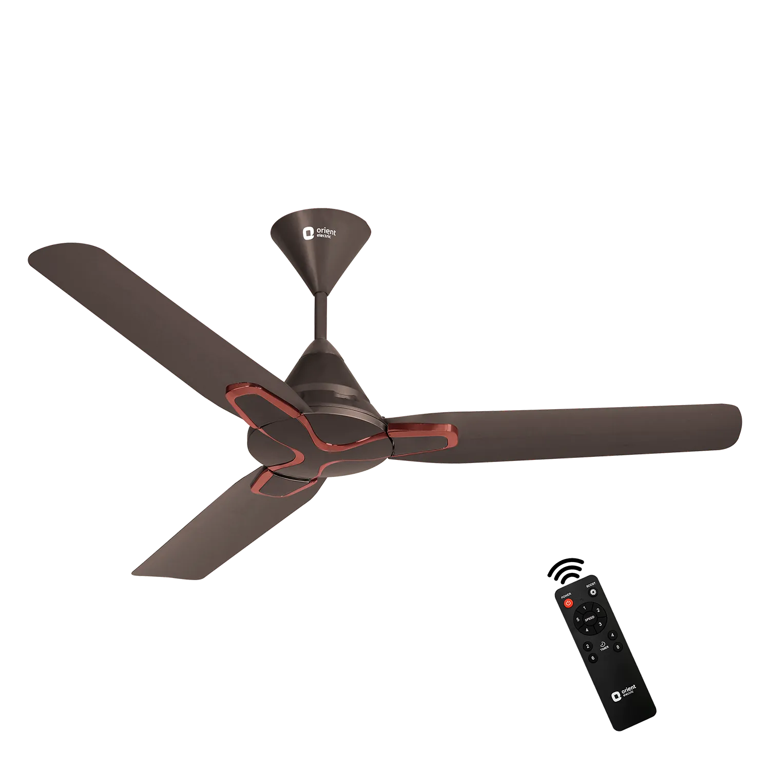 1200mm Jazz BLDC Decorative Ceiling Fan With Remote