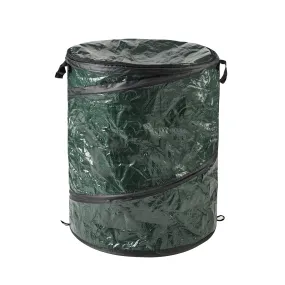 29.5-Gallon Pop Up Outdoor Garbage Can - Collapsible Trash Can for Parties, Yard Waste, or Laundry - Camping Accessories by Wakeman