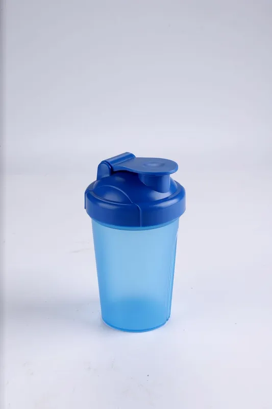 2pcs Protein Powder Shake Cup 400ml Sports Water Cup Plastic Fitness