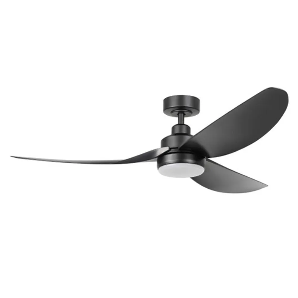 56" Torquay DC Ceiling Fan with LED Light CCT 20w in White, Black or Oil-Rubbed Bronze