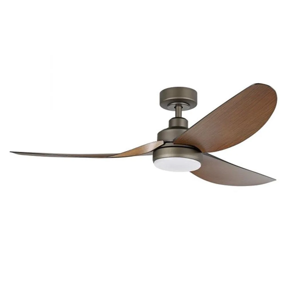 56" Torquay DC Ceiling Fan with LED Light CCT 20w in White, Black or Oil-Rubbed Bronze