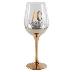 70 Rose Gold Ombre Wine Glass - 430ml