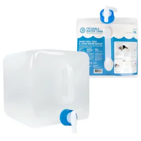 72HRS 10 Litre Foldable Water Storage Container, Food Grade