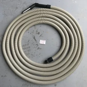 9 Metre Length 32mm Domestic Cream Ducted Vacuum Hose Complete