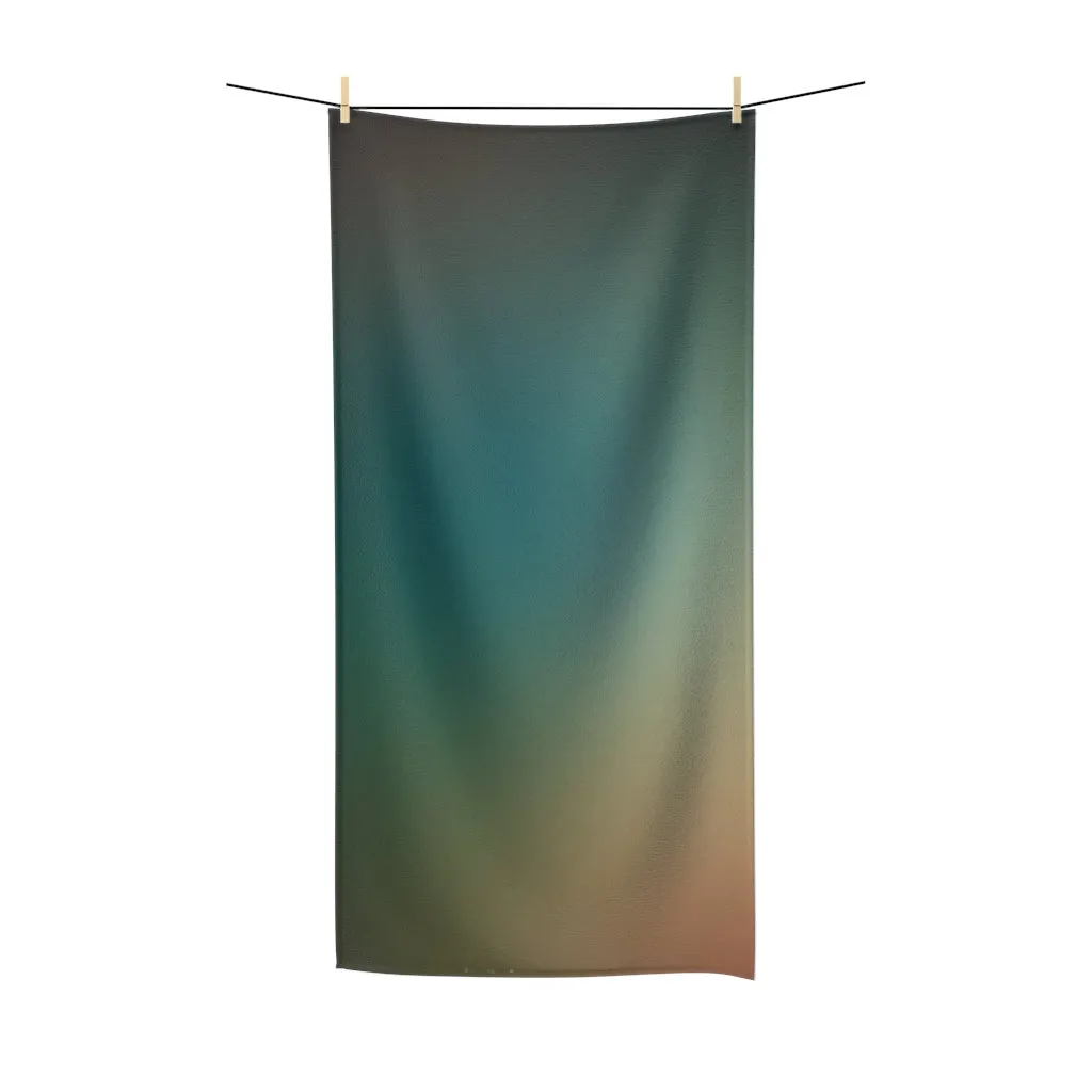 Abstract Bath Towel | Retro Dark Colors