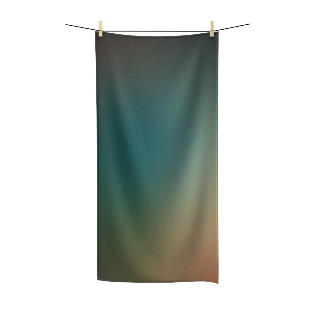 Abstract Bath Towel | Retro Dark Colors