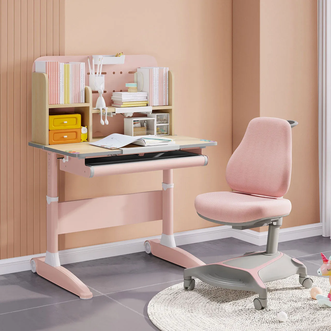 Adjustable Height Fun Study Desk for Children