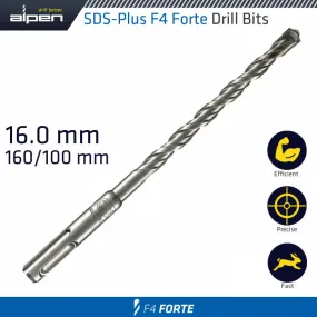 ALPEN SDS PLUS HAMMER F4 160 X 100 16MM BULK ALP76916