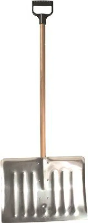 Aluminum Wood Handle Snow Shovel