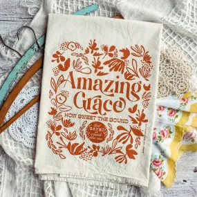 Amazing Grace How Sweet the Sound Hymn Tea Towel