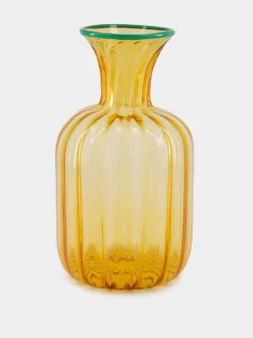 Amber Murano Glass Carafe