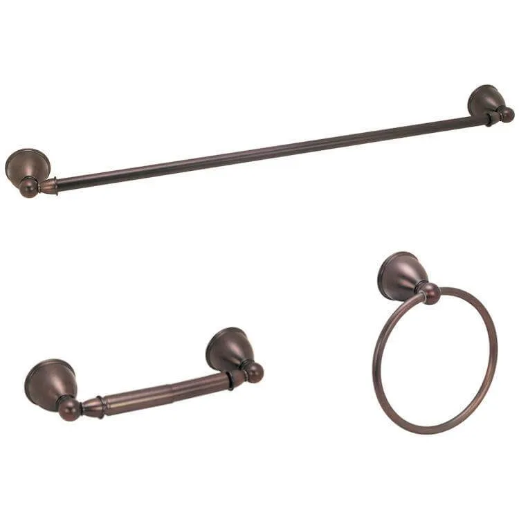 Astor Series 3 Piece Oil Rubbed Bronze Bathroom Hardware Set