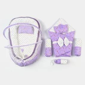 Baby Snuggle Bed Set 9pcs | Purple