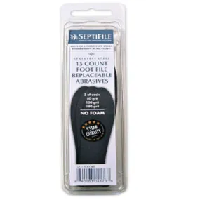 Backscratchers SeptiFile Foot File Back Asst Grits (15 Count)