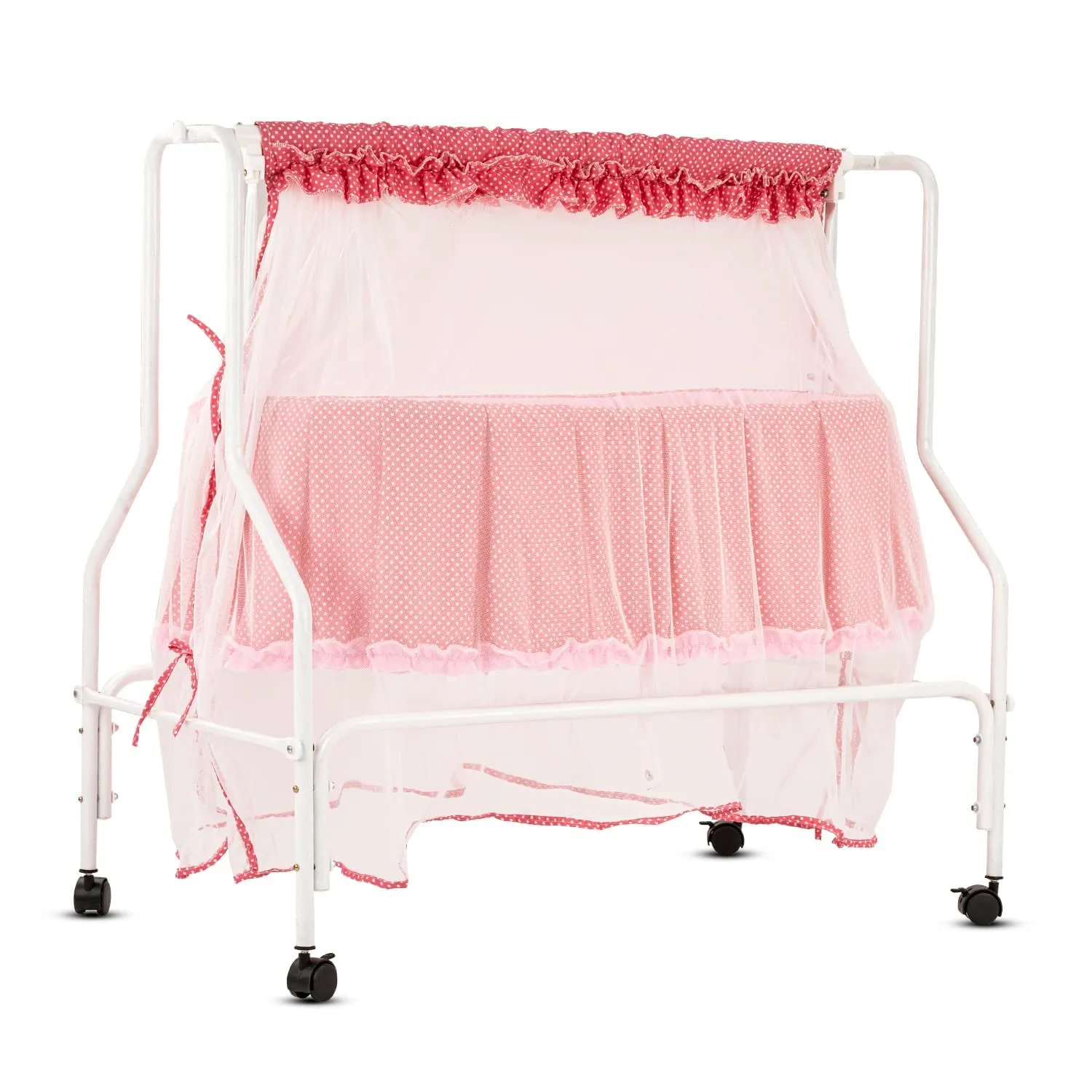 BAYBEE Amara Cradle for Baby, Swing Jhula for Baby with Mosquito Net