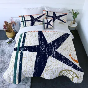 Beachy Starfish Quilt Set