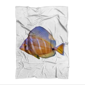 Beautiful Colored Fish Sublimation Throw Blanket