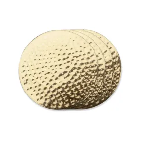 Belmont™ Hammered Brass Coasters by Viski