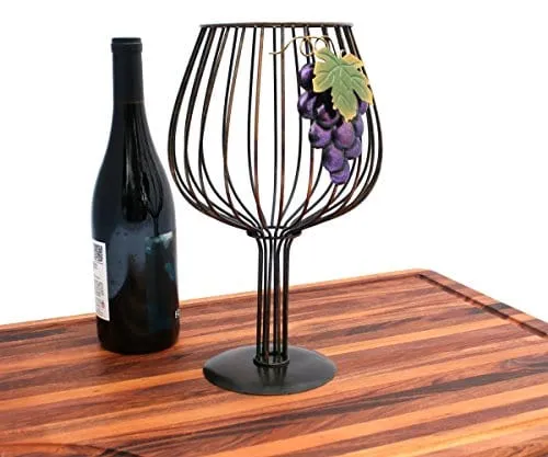 Big Wine Glass Cork Holder for Wine Lovers by Thirteen Chefs