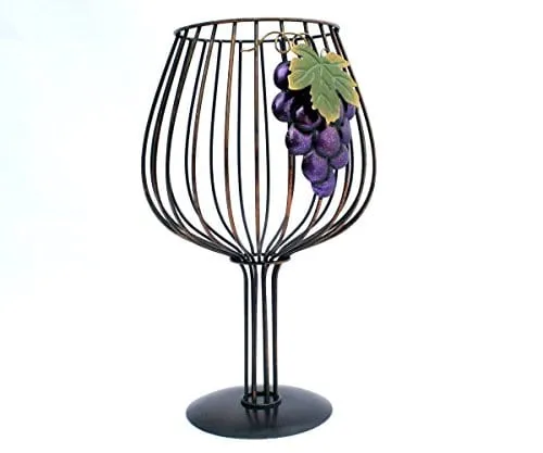 Big Wine Glass Cork Holder for Wine Lovers by Thirteen Chefs