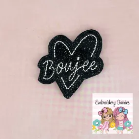 Boujee Heart Feltie Design