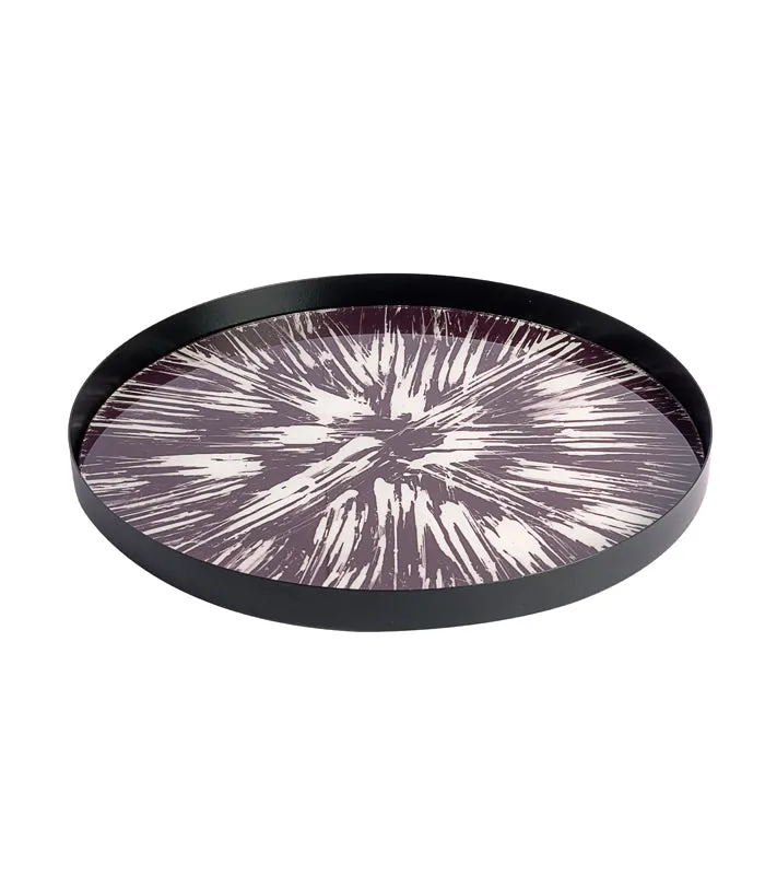 boysenberry round tray