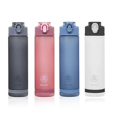 BPA Free Tritan Water Bottle with Straw 550ml