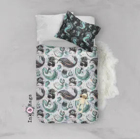 Breakfast At Tiffany Audrey Mermaid Caticorn Seahorse Crib and Toddler Bedding Collection