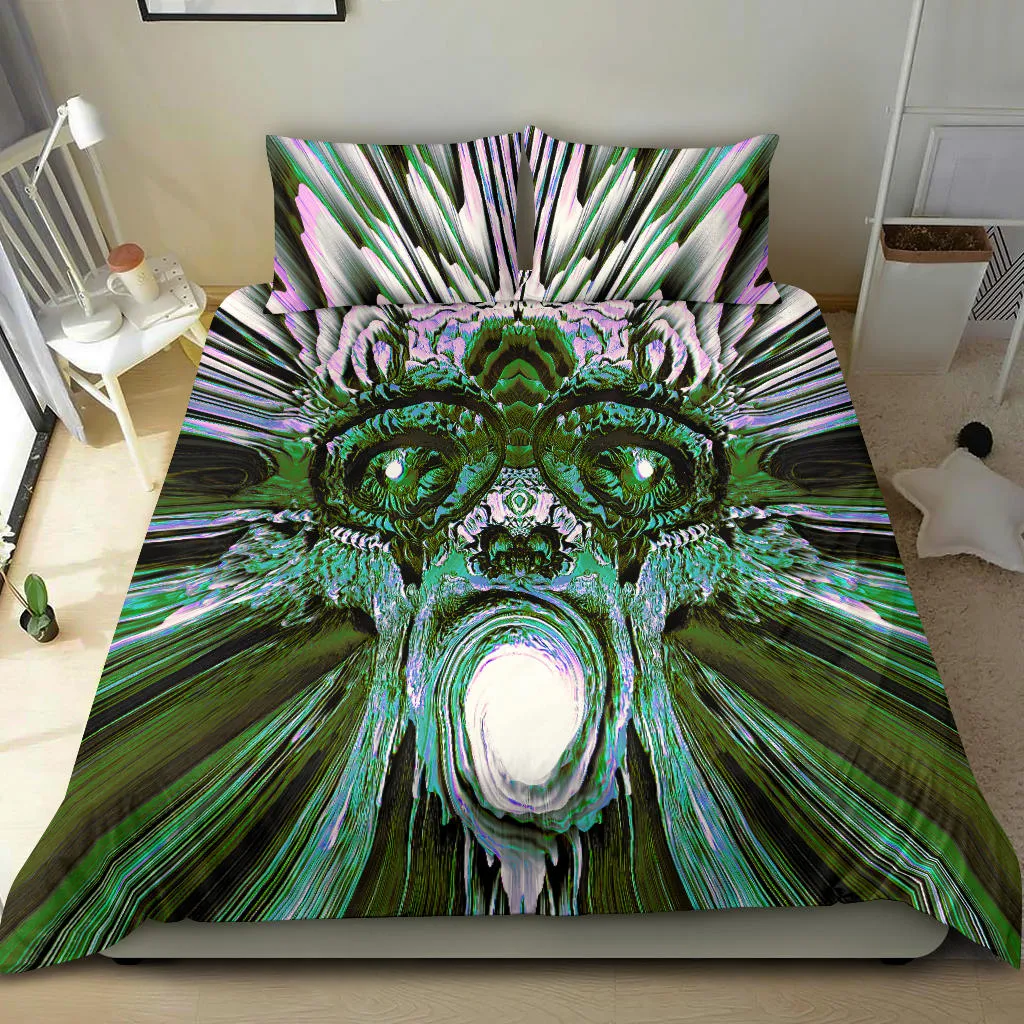 Breaking Through (Green) | Bedding Set | Makroverset