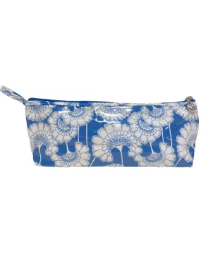 Brush Bag (Long), Blue Fans