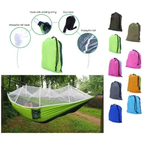 Camping Hammock With Mesh Top