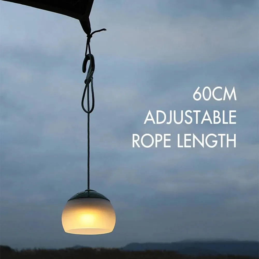 Camping Lantern USB Rechargeable Camping LED Tent Light Flashlight Lamp for Outdoor Power Outage