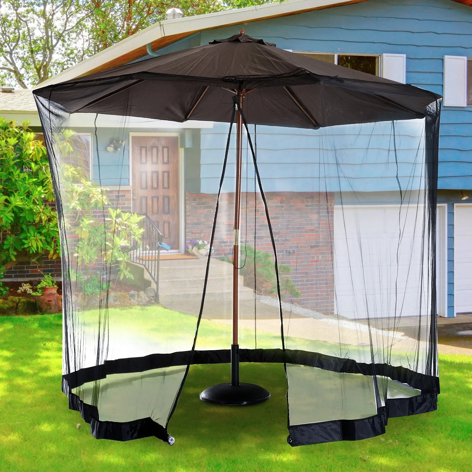 Canopy Mosquito Net Screen Mesh for Parasol