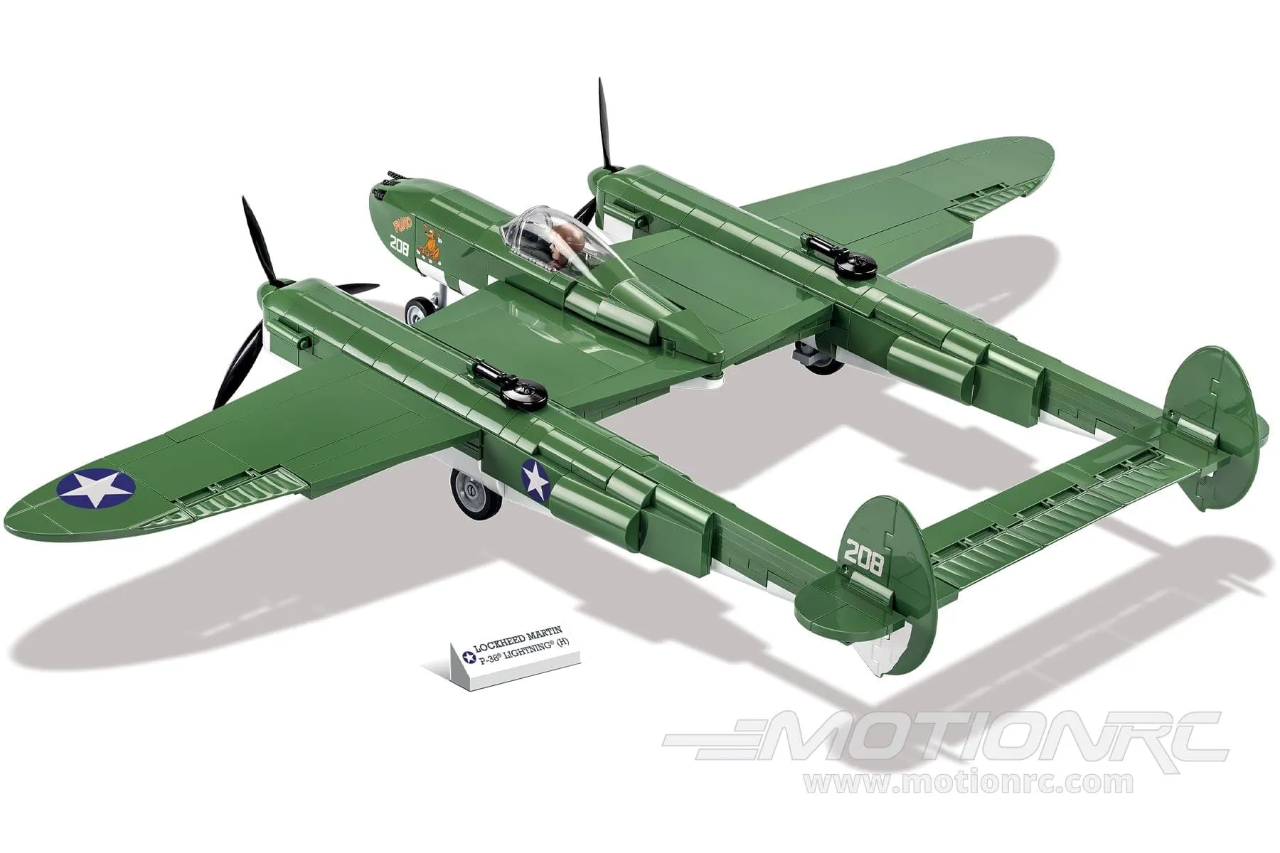 COBI Lockheed P-38H Lightning 1:32 Scale Building Block Set