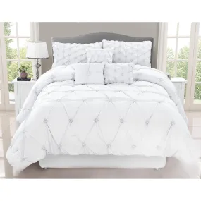 Comforter Chateau 7 Piece Queen White