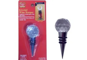 Crystal wine stopper