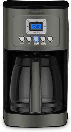 Cuisinart Perfectemp Coffee Maker, 14 Cup Programmable with Glass Carafe, Black Stainless Steel - Certified Refurbished