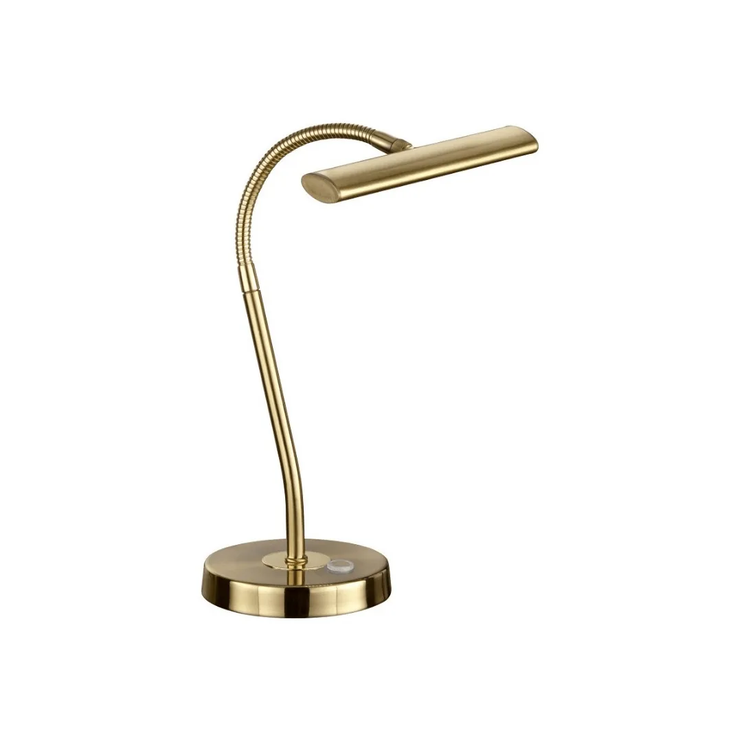 Curtis Desk Lamp in Satin Brass