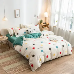 Cute Cartoon Print Duvet Cover