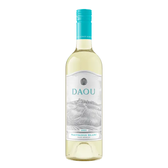 Daou Sauvignon Blanc White Wine, Paso Robles CA, 750ml Glass Bottle, 5-150ml Servings