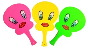 DIGSMORDEN (Set of 3 Cute Chick Bird Design Plastic Hand Fan for Kids, Adults, Multicolor