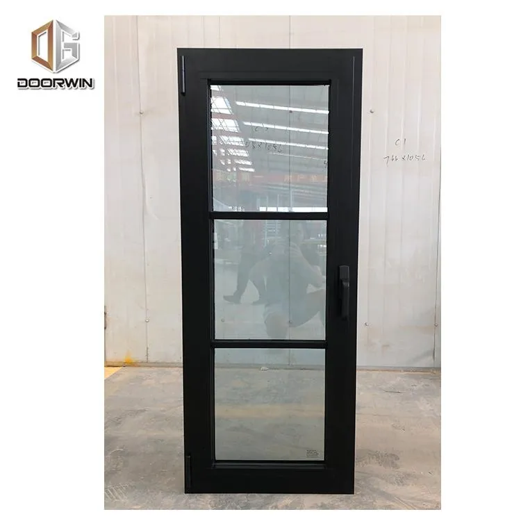 Doorwin 2021Cheap aluminum tilt & turn window casement with mosquito net fixed panel by Doorwin