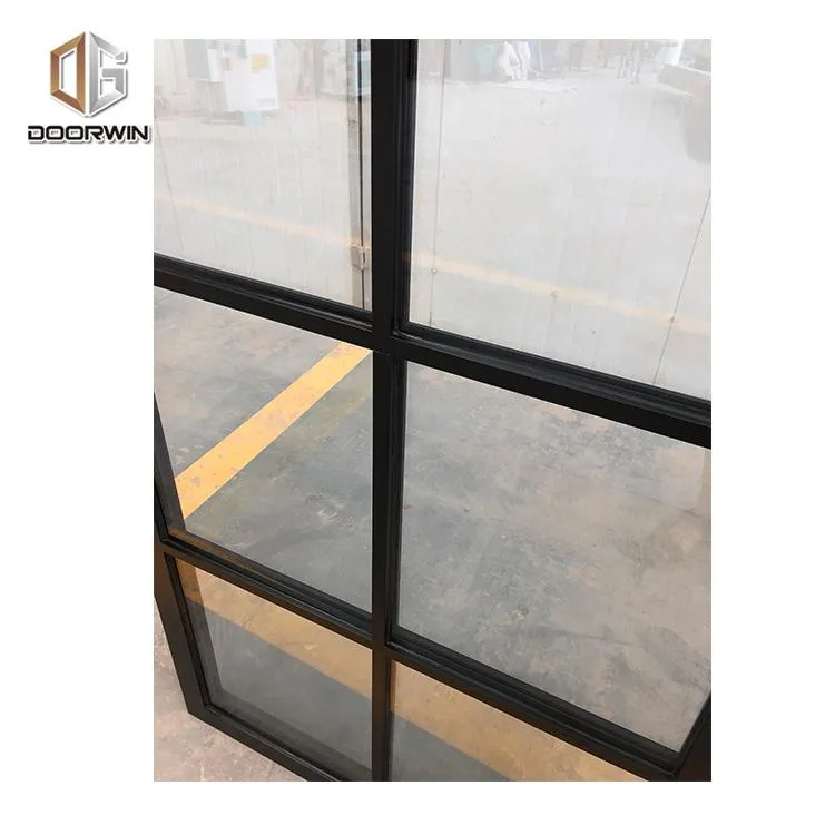 Doorwin 2021Cheap aluminum tilt & turn window casement with mosquito net fixed panel by Doorwin