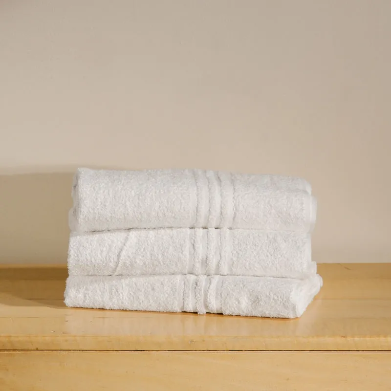 Dry Time Hand Towel White 400gsm