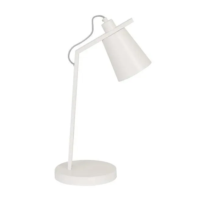 Easton Axel Desk Lamp | Ivory