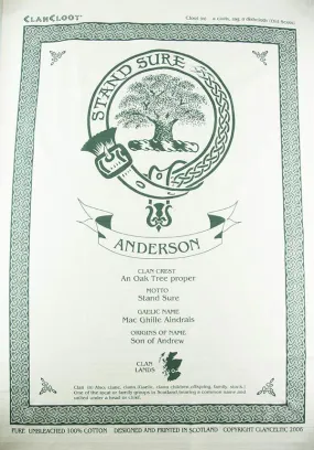 Elliott Clan Tea Towel