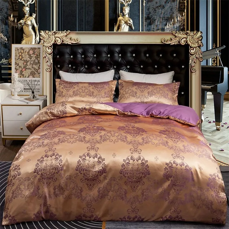 European Palace Style Luxury Jacquard Bedding Set