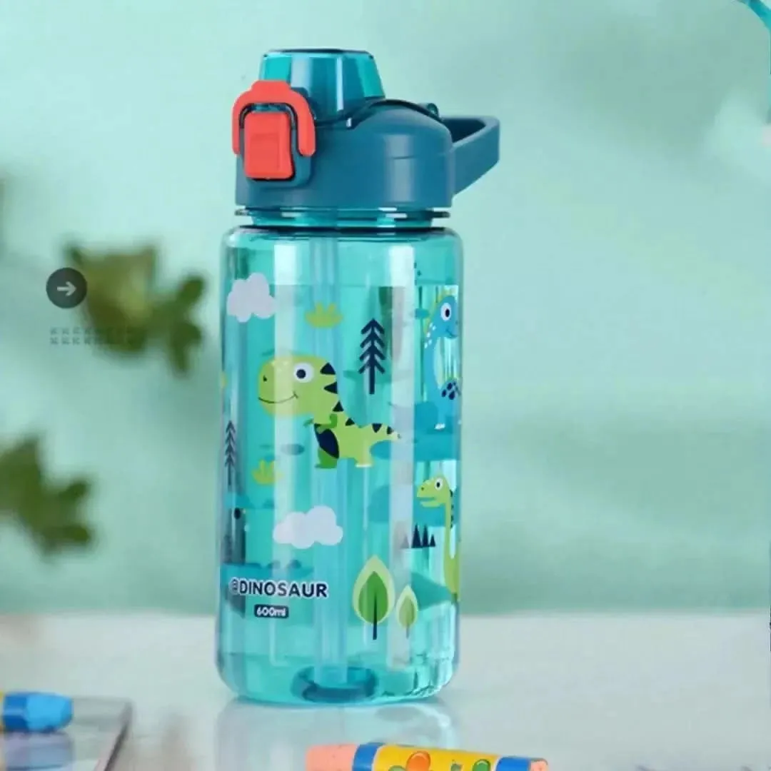 Funny Cartoon Theme Water Bottle (500ml,Multi Colours)